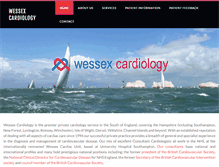 Tablet Screenshot of cardiology.co.uk